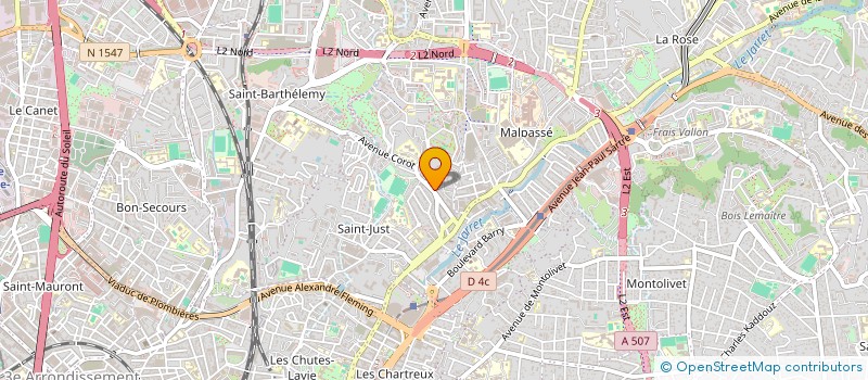 localisation de l'entreprise TAXI VINCENT  MARSEILLE