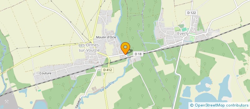 localisation de l'entreprise TAXI VINCENT  LES ORMES-SUR-VOULZIE