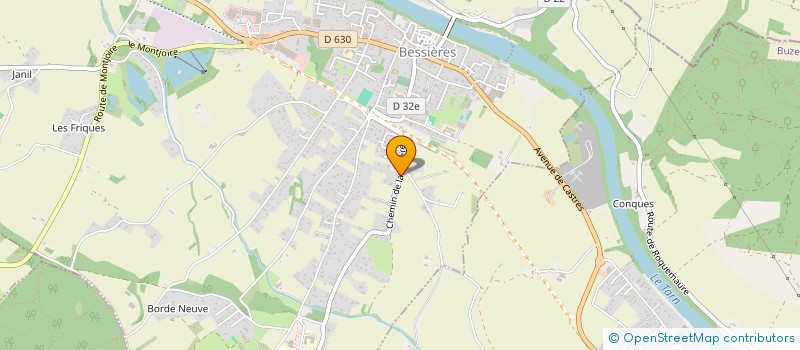 localisation de l'entreprise TAXI VINCENT BRUNERIE  BESSIERES