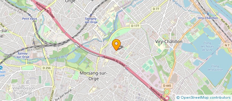 localisation de l'entreprise TAXI VIRY CS à VIRY-CHATILLON