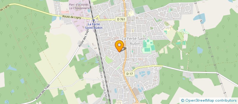 localisation de l'entreprise TAXI VOISIN  LA FERTE-SAINT-AUBIN