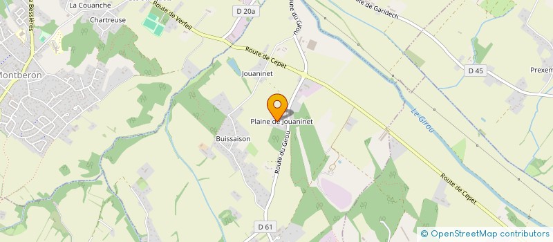 localisation de l'entreprise TAXI VSL AURIOL à LAPEYROUSE-FOSSAT