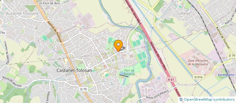 localisation de l'entreprise TAXI VSL LACROIX à CASTANET-TOLOSAN