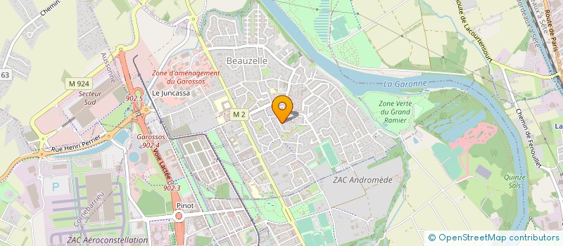 localisation de l'entreprise TAXI VSL YAFE 31  BEAUZELLE