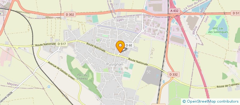 localisation de l'entreprise TAXI X.PRESSS  PUSIGNAN