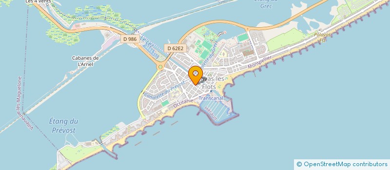 localisation de l'entreprise TAXI YK 34 à PALAVAS-LES-FLOTS
