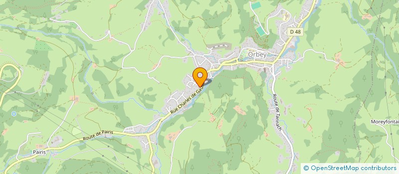 localisation de l'entreprise TAXI YVES EURL  ORBEY