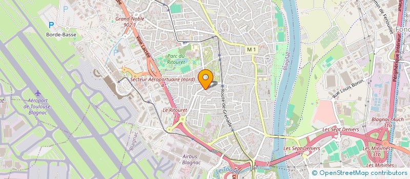 localisation de l'entreprise TAXI ZAYN TOULOUSAIN à BLAGNAC