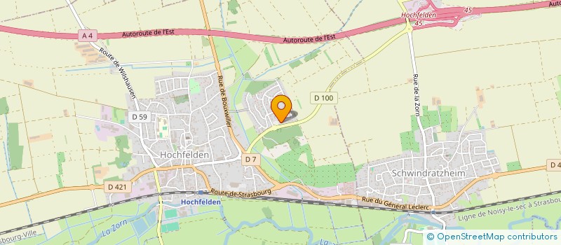 localisation de l'entreprise TAXI ZEN  HOCHFELDEN