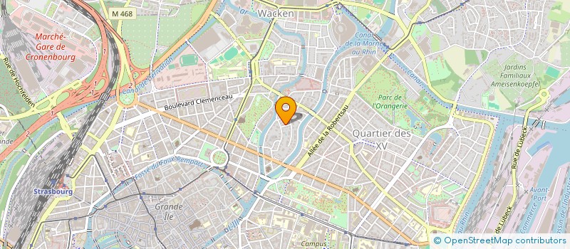 localisation de l'entreprise TAXI ZIMMERMANN à STRASBOURG