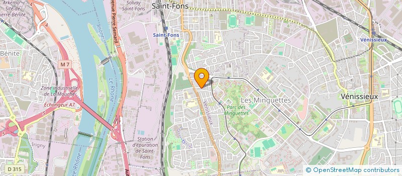 localisation de l'entreprise TAXI ZN  VENISSIEUX