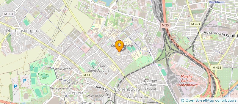 localisation de l'entreprise TAXI ZZ à STRASBOURG
