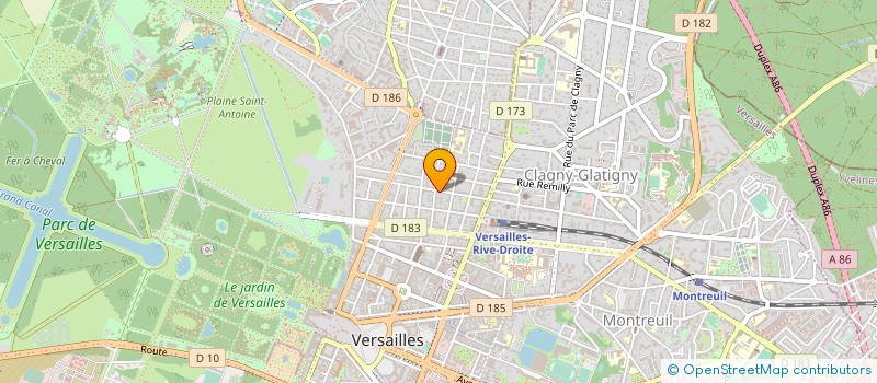 localisation de l'entreprise TAXIBADECHE à VERSAILLES