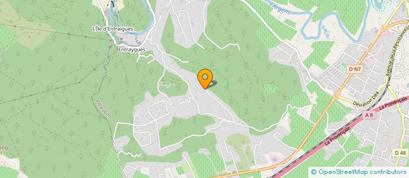 localisation de l'entreprise TAXICONI  VIDAUBAN