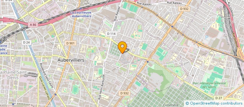 localisation de l'entreprise TAXIFORM à AUBERVILLIERS