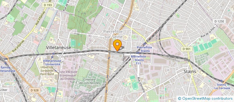 localisation de l'entreprise TAXIFORYOU à PIERREFITTE-SUR-SEINE