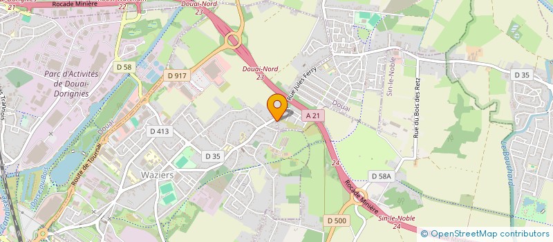 localisation de l'entreprise TAXIIPIZZA à DOUAI