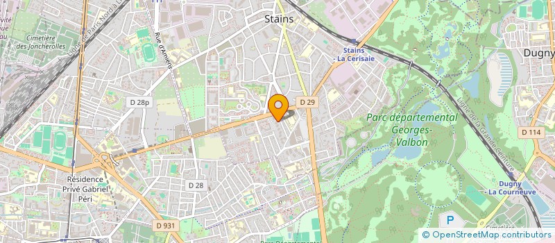 localisation de l'entreprise TAXILICO à STAINS