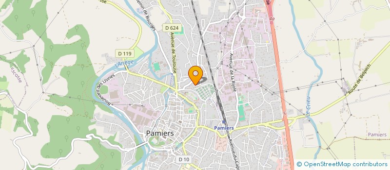 localisation de l'entreprise TAXILOU à PAMIERS
