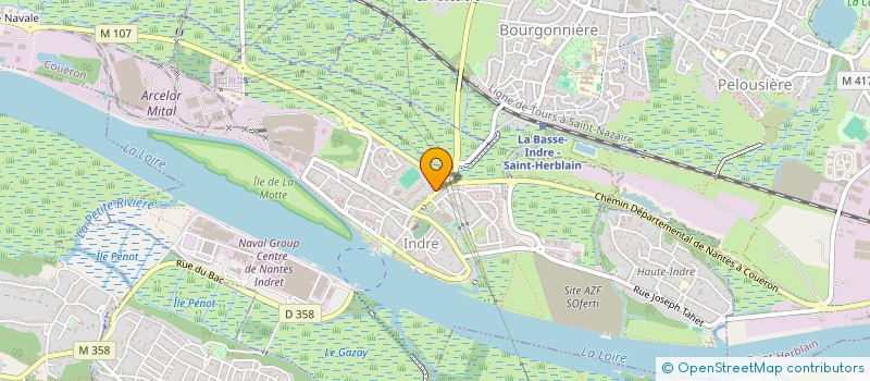 localisation de l'entreprise TAXIM 44  INDRE