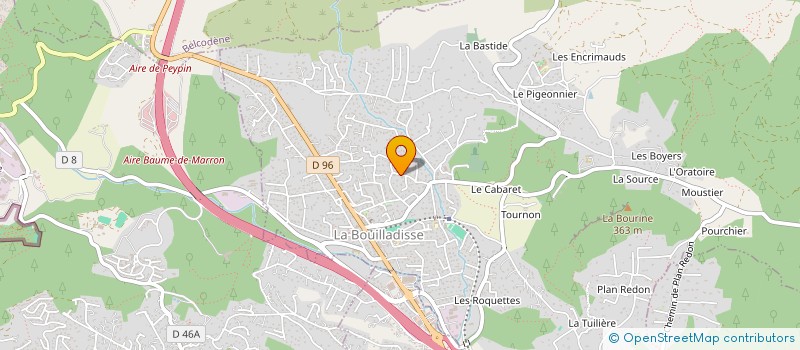 localisation de l'entreprise TAXIMAN 13  LA BOUILLADISSE