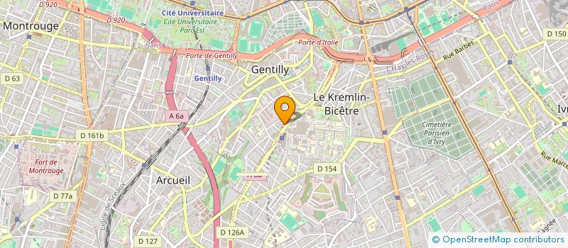 localisation de l'entreprise TAXIMOUG  GENTILLY