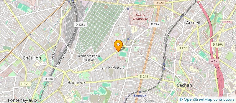 localisation de l'entreprise TAXIMSN  BAGNEUX