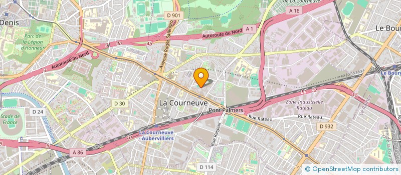 localisation de l'entreprise TAXIPHONE à LA COURNEUVE