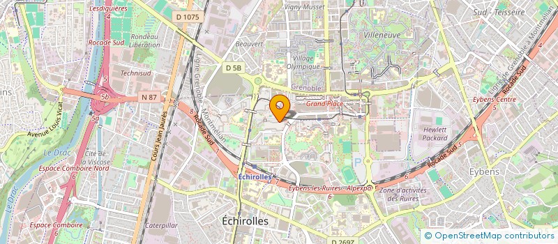 localisation de l'entreprise TAXIPHONE BRAHIM  ECHIROLLES