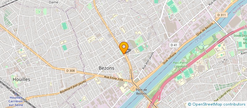 localisation de l'entreprise TAXIPHONE DE LA MAIRIE à BEZONS