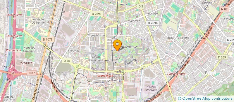 localisation de l'entreprise TAXIPHONE L'ARLEQUIN  GRENOBLE