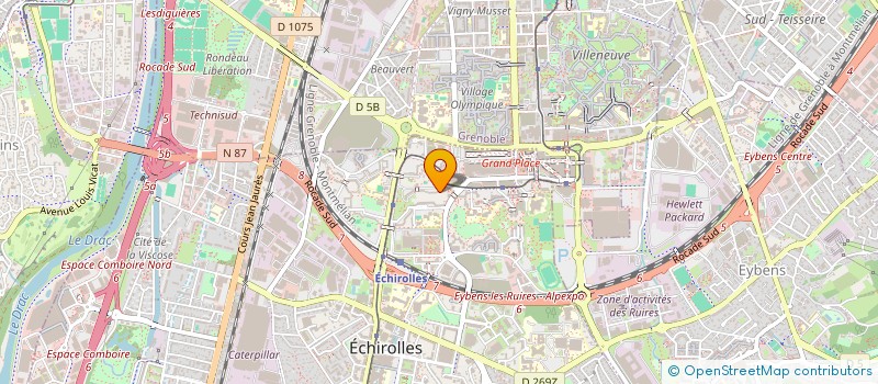 localisation de l'entreprise TAXIPHONE LES AMANDIERS  ECHIROLLES