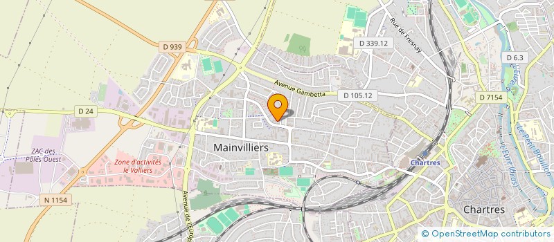 localisation de l'entreprise TAXIPHONE MAINVILLIERS à MAINVILLIERS