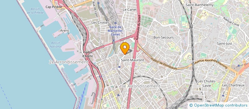 localisation de l'entreprise TAXIPHONIE à MARSEILLE