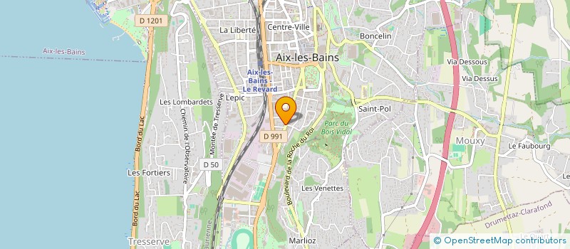 localisation de l'entreprise TAXIS AIX RIVIERA  AIX-LES-BAINS