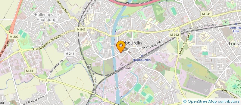 localisation de l'entreprise TAXIS ANDRIEUX  HAUBOURDIN