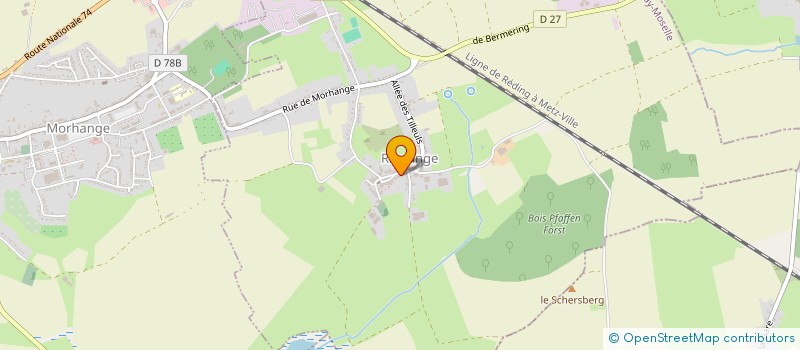 localisation de l'entreprise TAXIS B.M.  RACRANGE