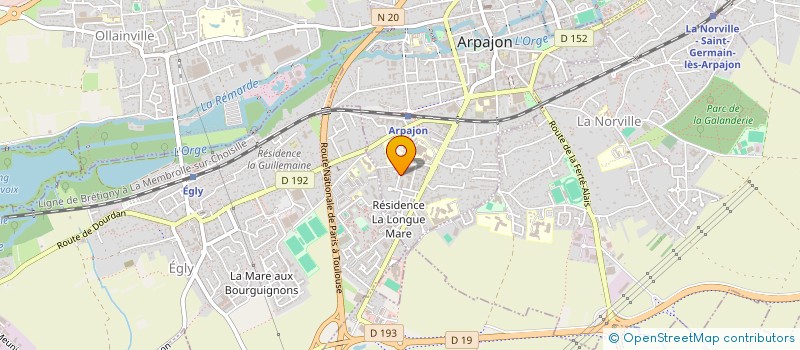 localisation de l'entreprise TAXIS BEKRAR à ARPAJON