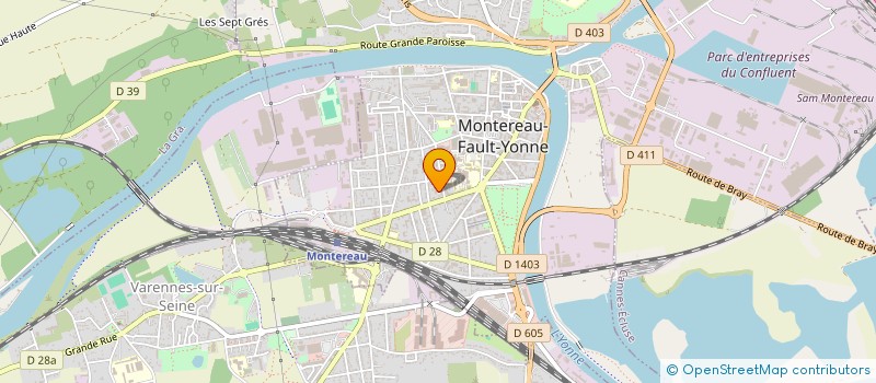 localisation de l'entreprise TAXIS BERNARD  MONTEREAU-FAULT-YONNE