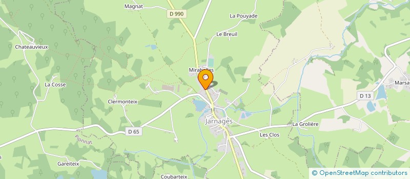 localisation de l'entreprise TAXIS BONNICHON  GUERET