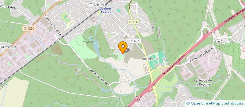 localisation de l'entreprise TAXIS-BORDEAUX33  CESTAS