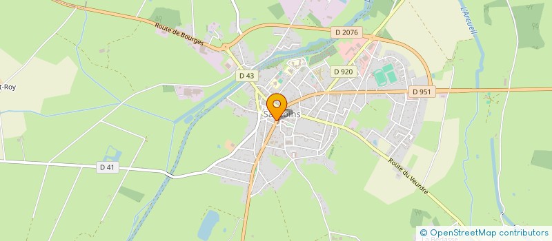 localisation de l'entreprise TAXIS BORDERIEUX  SANCOINS