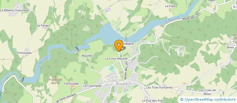 localisation de l'entreprise TAXIS BUJALEUF à BUJALEUF