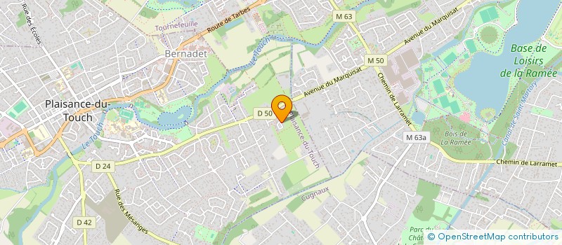 localisation de l'entreprise TAXIS CASSAIGNE  PLAISANCE-DU-TOUCH