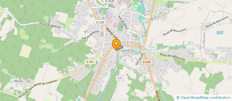 localisation de l'entreprise TAXIS CASTEL LES BAINS  CASTELJALOUX