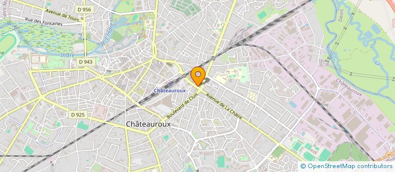 localisation de l'entreprise TAXIS CHATEAUROUX METROPOLE à CHATEAUROUX