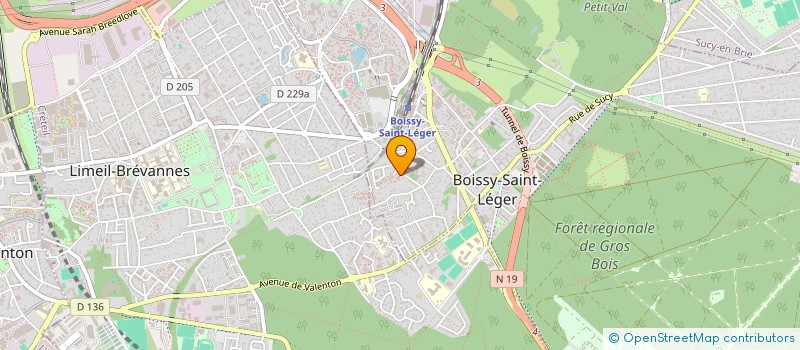 localisation de l'entreprise TAXIS CHRISTOPHE BENHADA à BOISSY-SAINT-LEGER