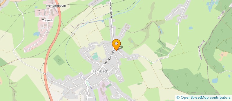 localisation de l'entreprise TAXIS CLERC  HAMBACH