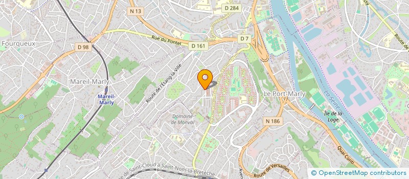 localisation de l'entreprise TAXIS CLUB 78  LE PECQ