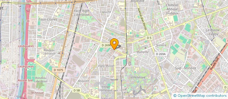 localisation de l'entreprise TAXIS CONFORT'ALP à GRENOBLE